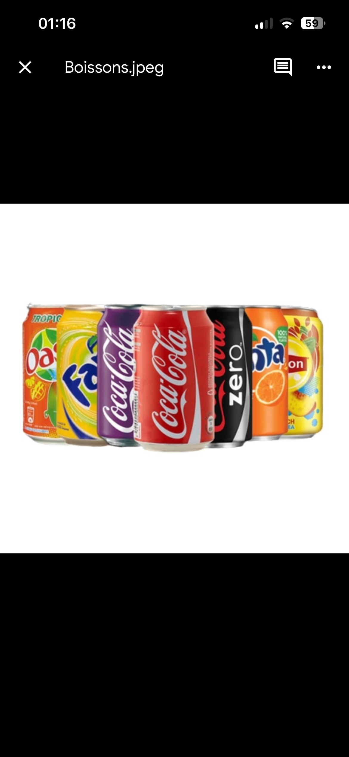 Sélection de canettes